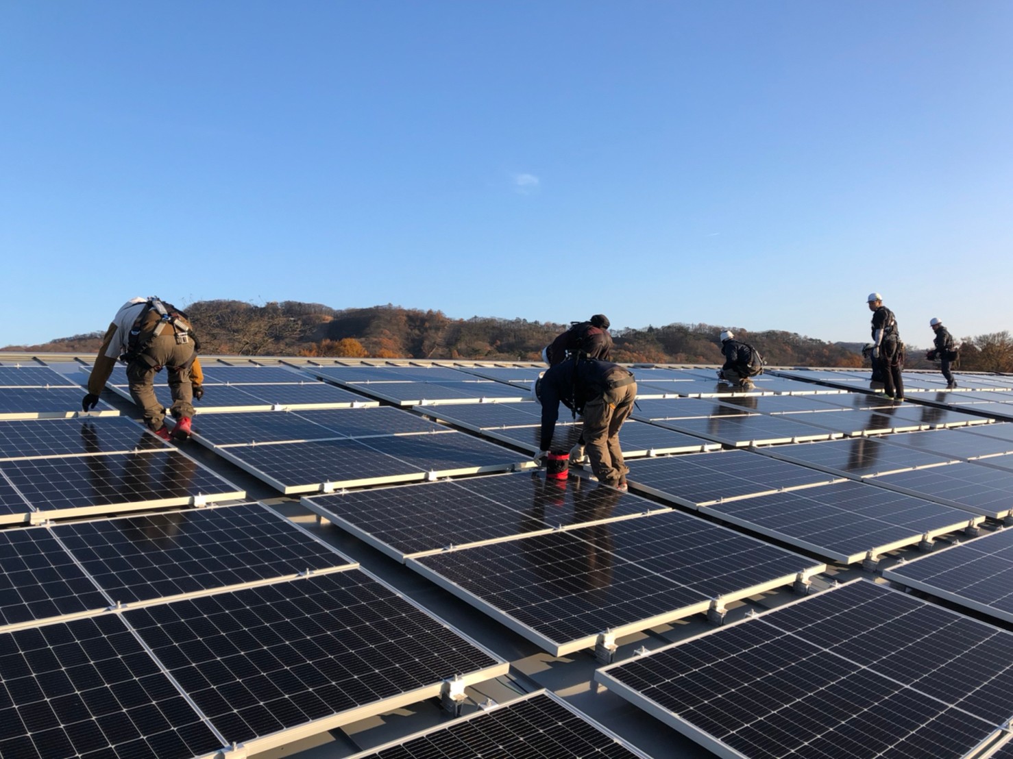 太陽光パネル設置工事