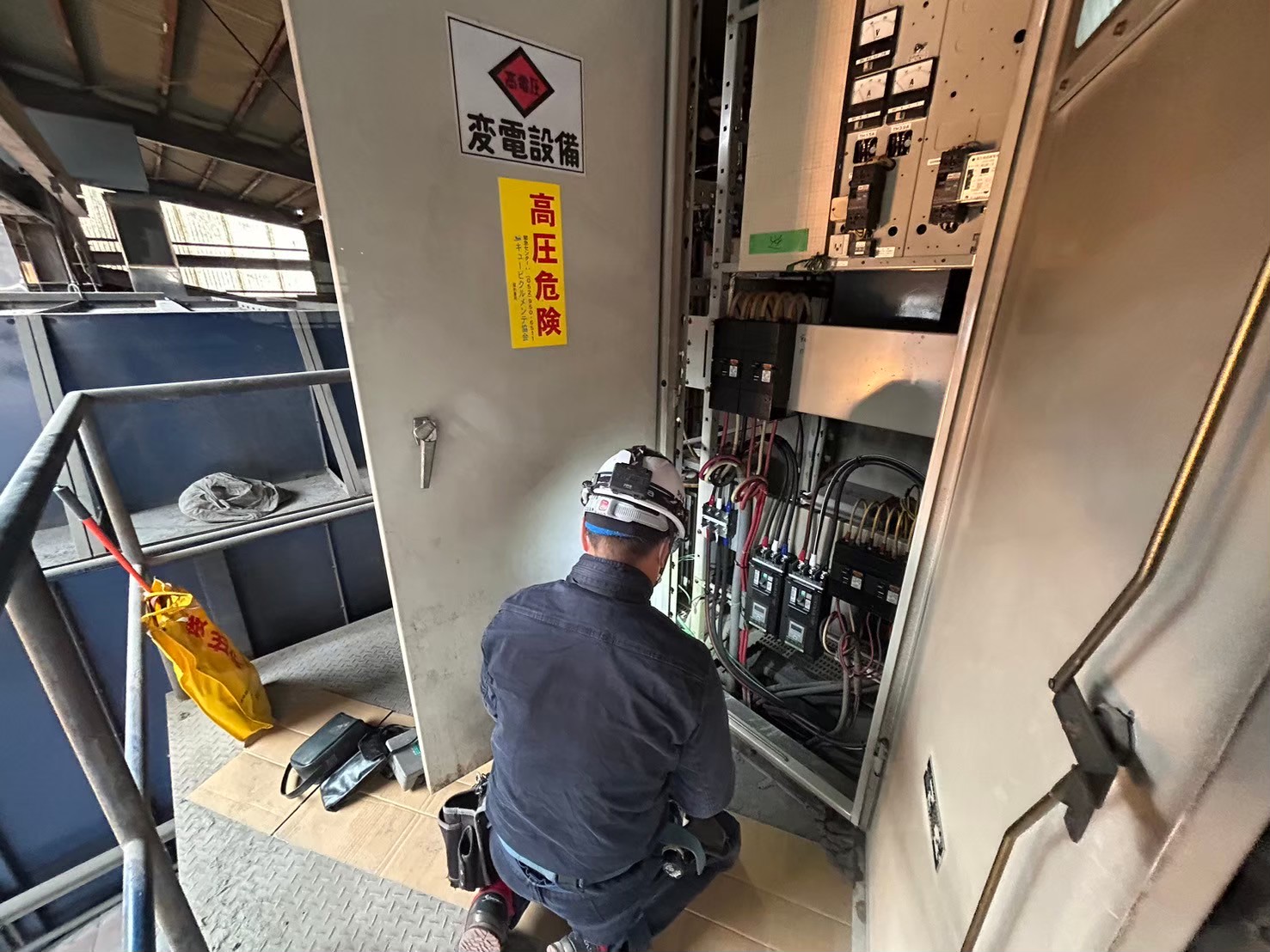高圧受電設備低圧化工事