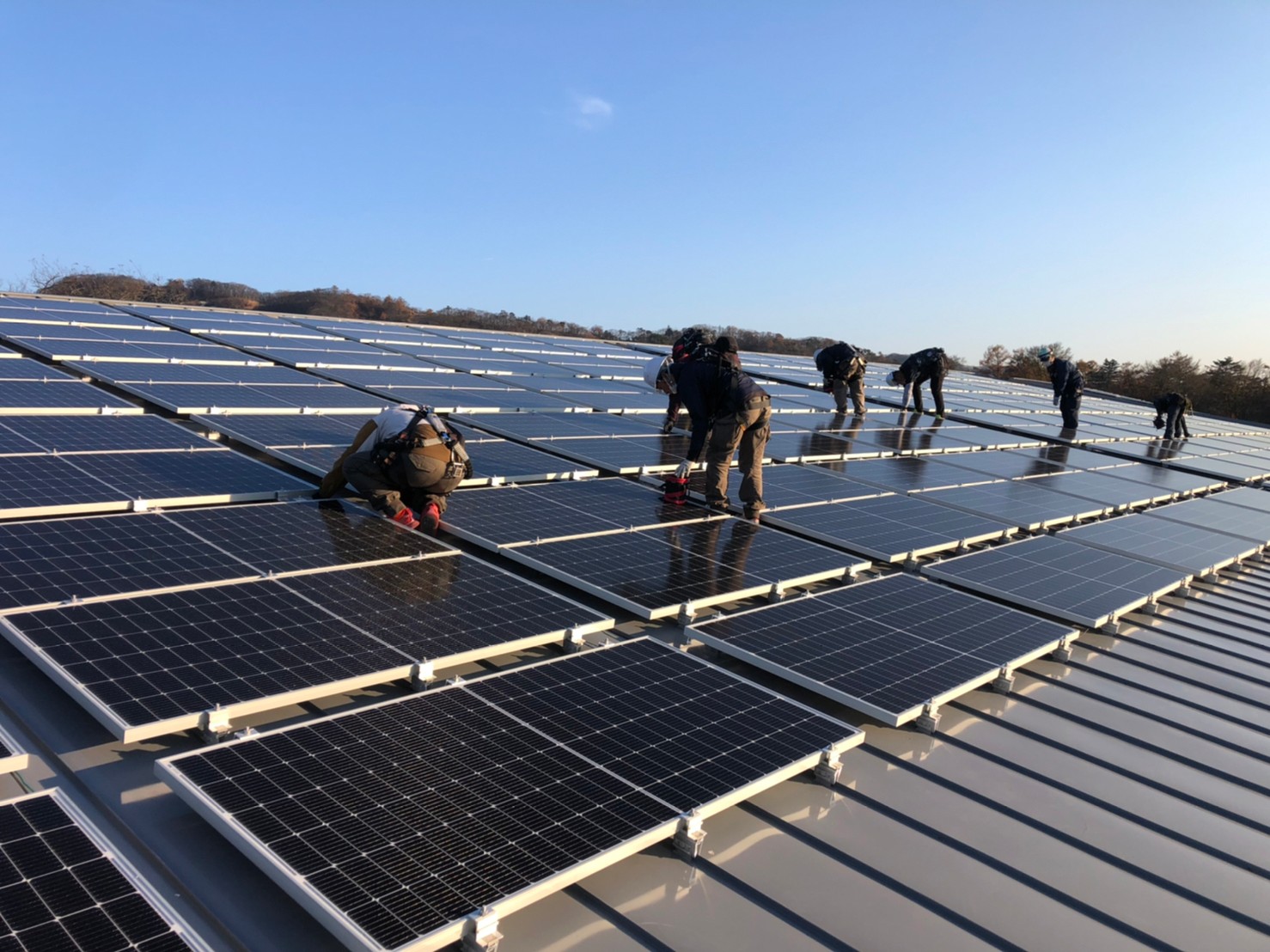 太陽光パネル設置工事