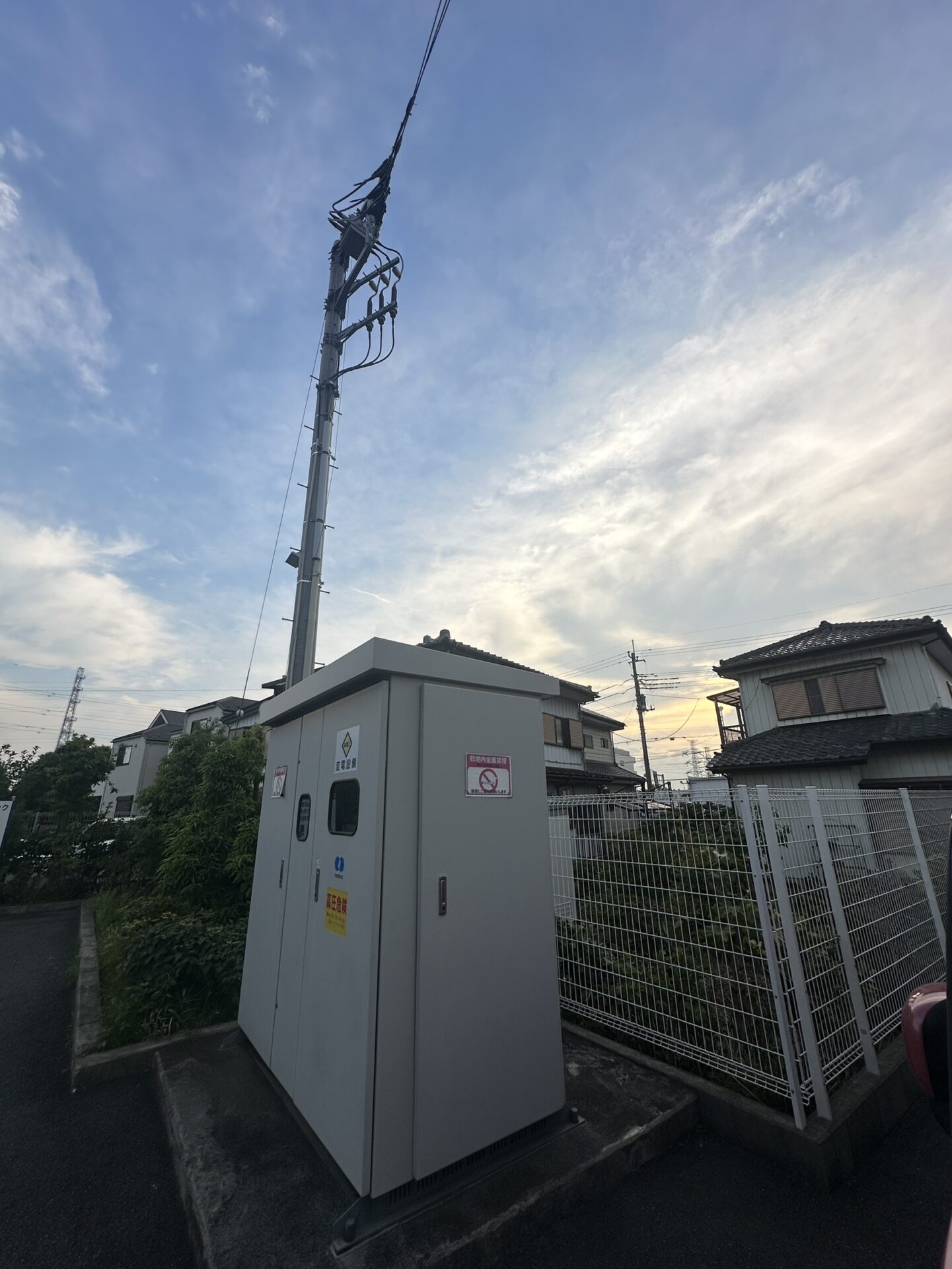 高圧受電新設工事