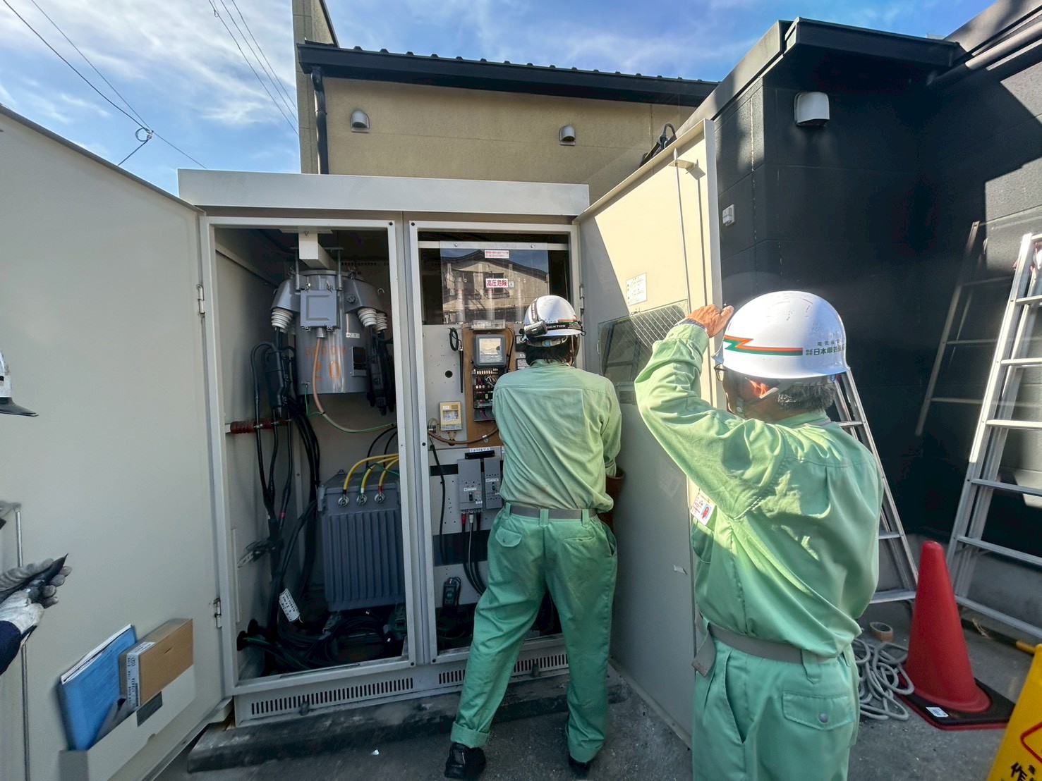 某飲食店 高圧受電設備低圧化工事