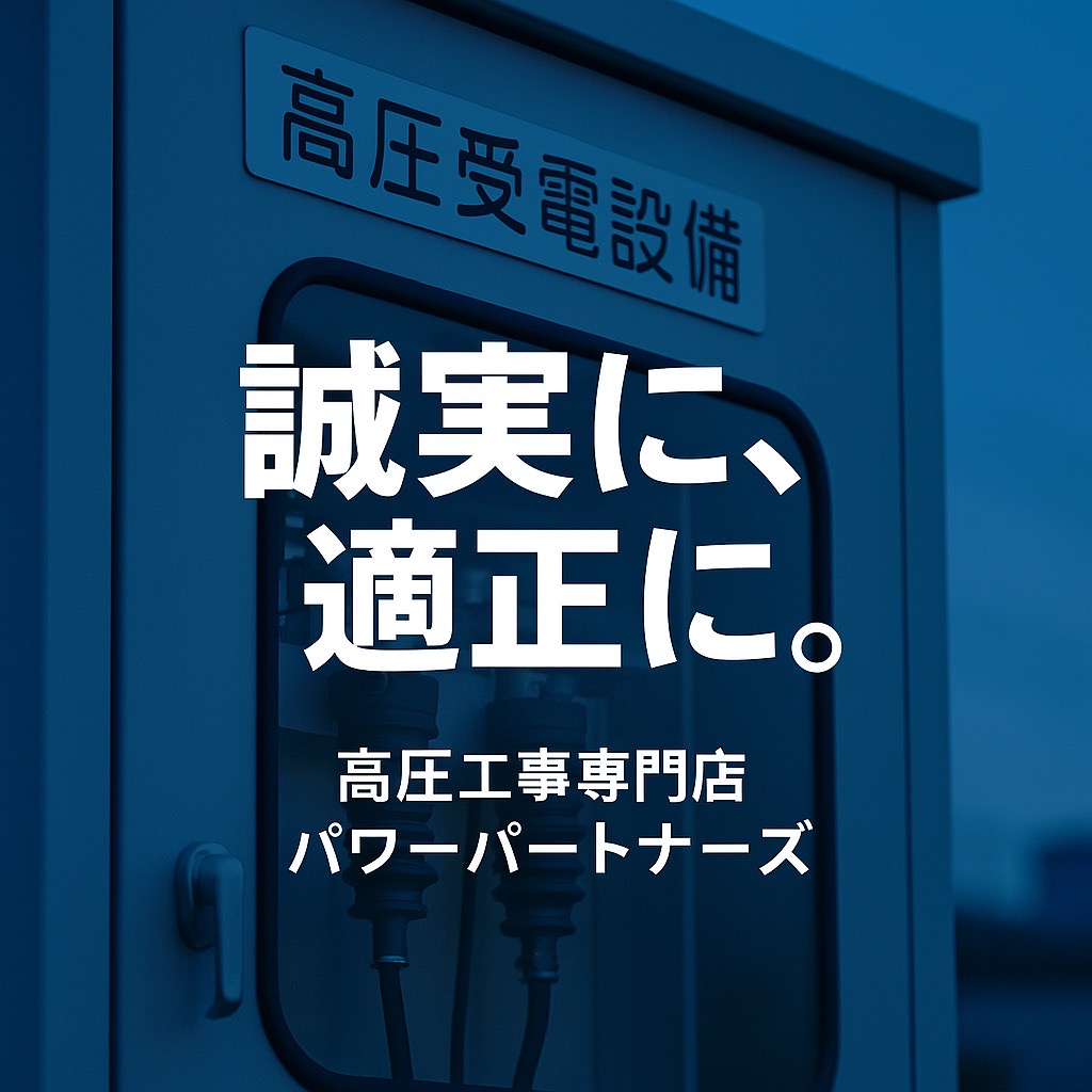 「信頼できる高圧工事専門店とは？安全・誠実・技術力で選ばれる理由」